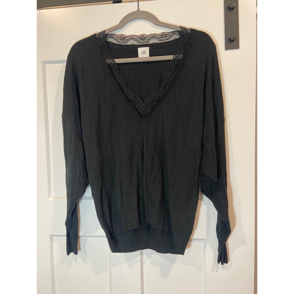 CAbi Style 5632 | Union Sweater Black | Size Small | NWOT